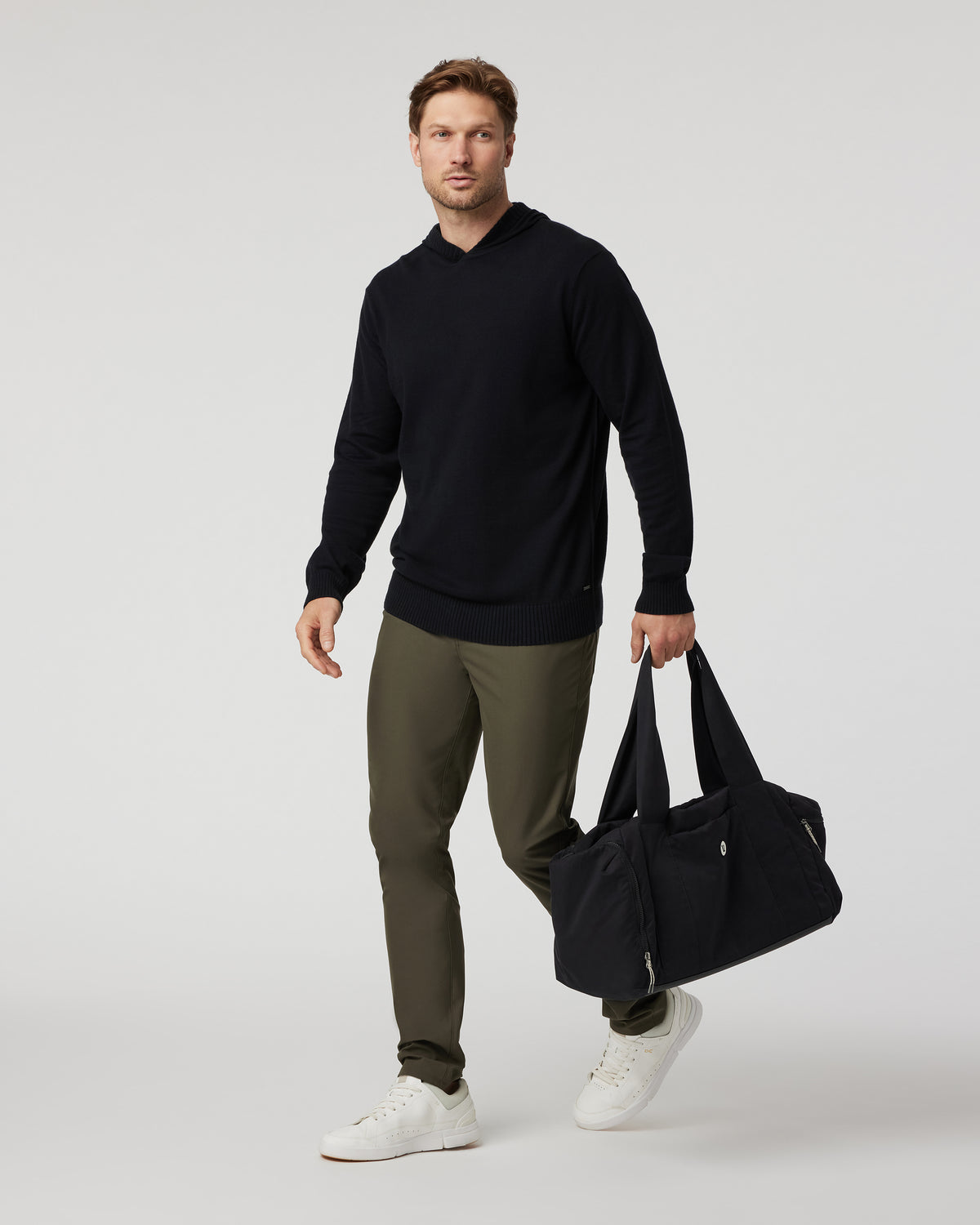 Fluent Sweater Hoodie Black Cotton Cashmere Hoodie | Vuori sale