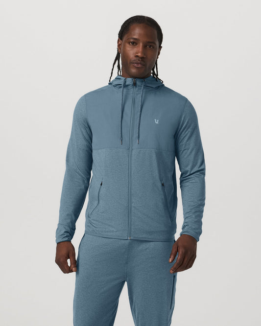 Sunday Element Jacket Men's Smoke Blue Heather Jacket | Vuori onsale