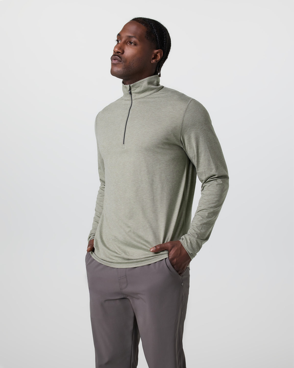 Ease Performance Half Zip 2.0 Laurel Heather | Vuori online