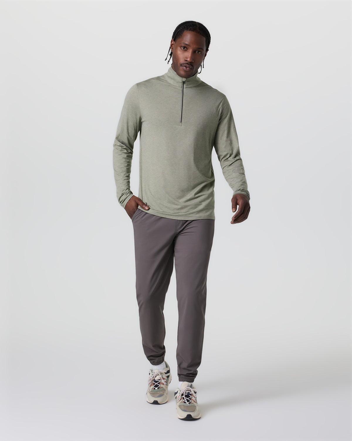 Ease Performance Half Zip 2.0 Laurel Heather | Vuori online