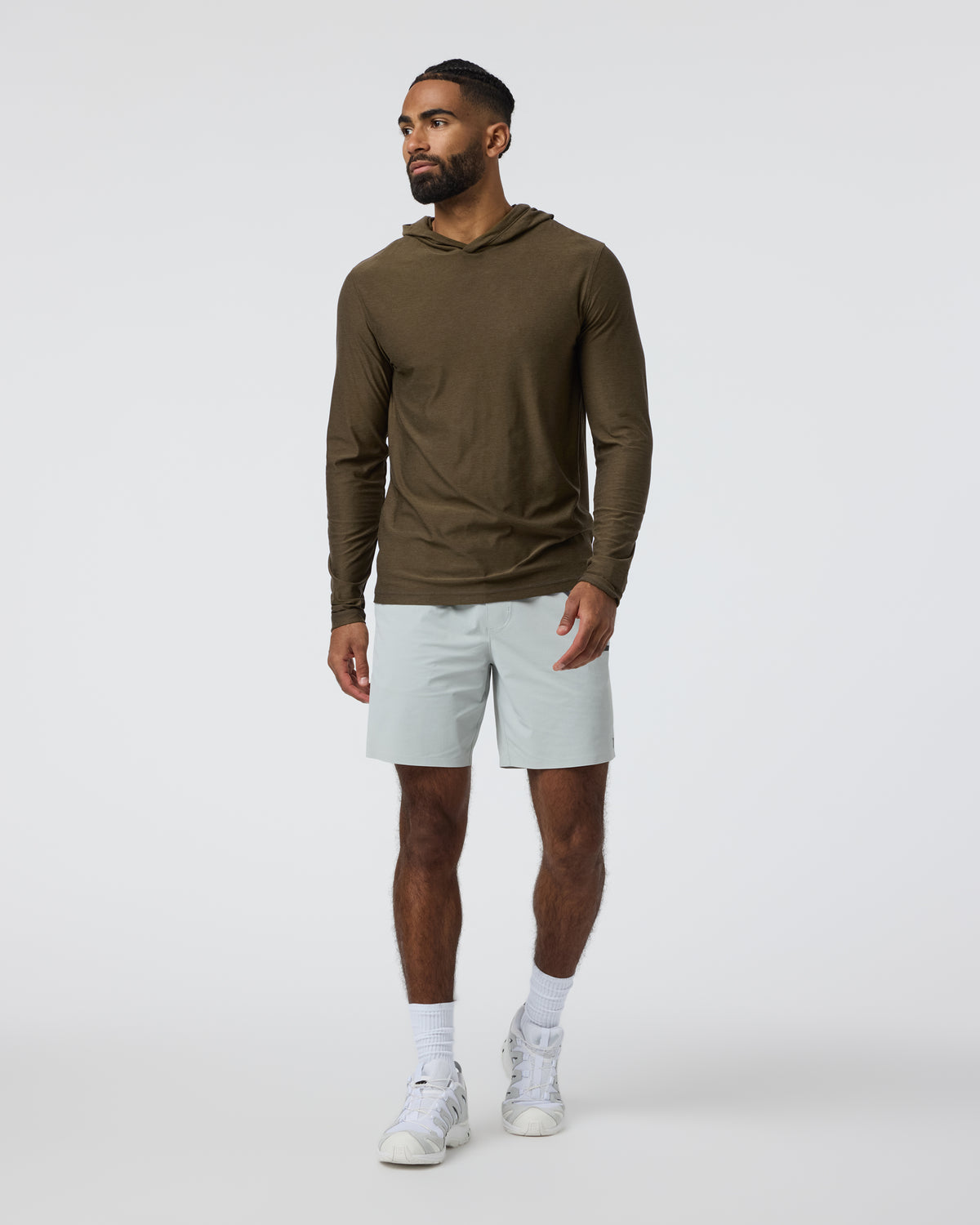 Strato Tech Hoodie Men's Moss Green Workout Hoodie | Vuori discount