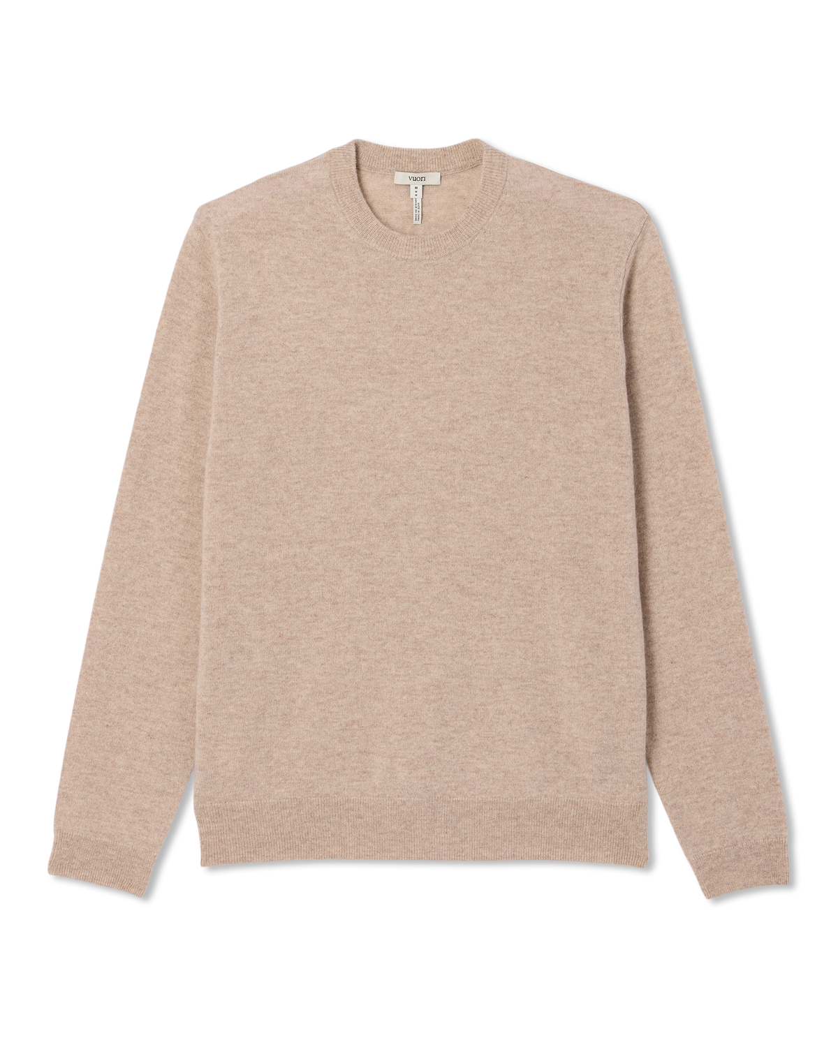 Berik Cashmere Sweater Men's Oatmeal Heather Sweater | Vuori sale