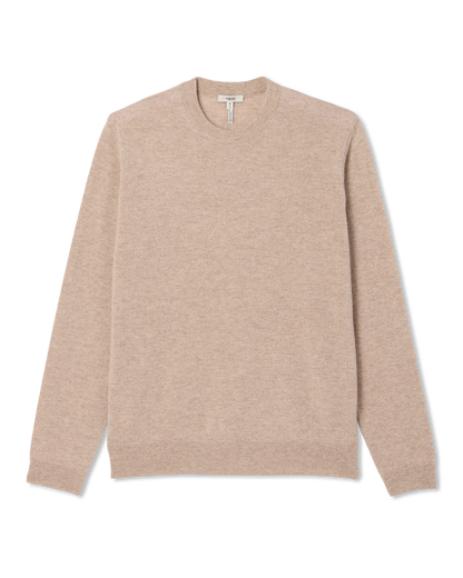Berik Cashmere Sweater Men's Oatmeal Heather Sweater | Vuori sale