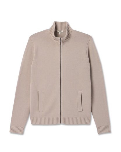 Denver Full Zip Sweater Men's Willow Grey Zip Sweater | Vuori onsale