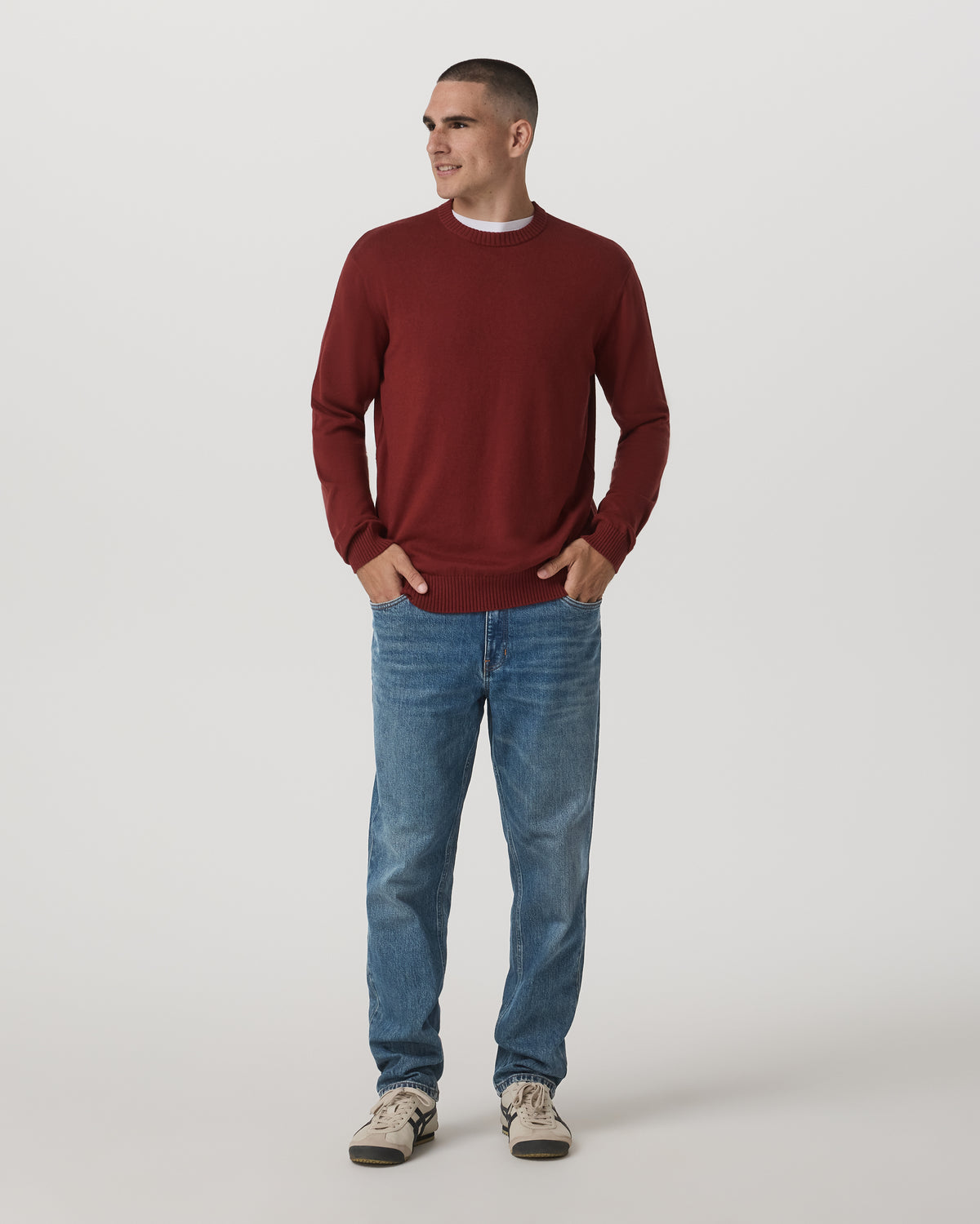 Fluent Sweater Men's Spiced Apple Cashmere Sweater | Vuori discount