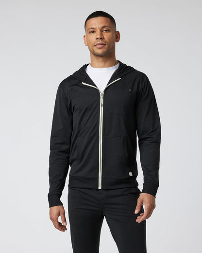 Coronado Hoodie Men's Black Zip Up Hoodie | Vuori outlet