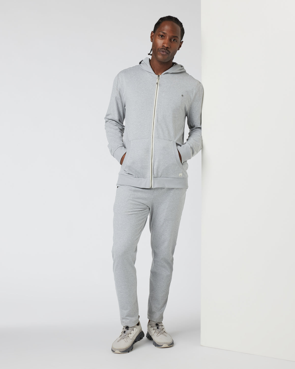 Coronado Hoodie Men's Heather Grey Hoodie | Vuori sale