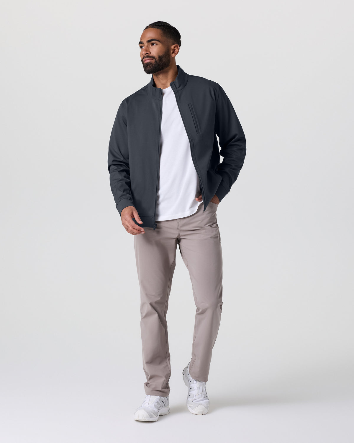 MetaAdapt Full Zip Navy | Vuori for sale