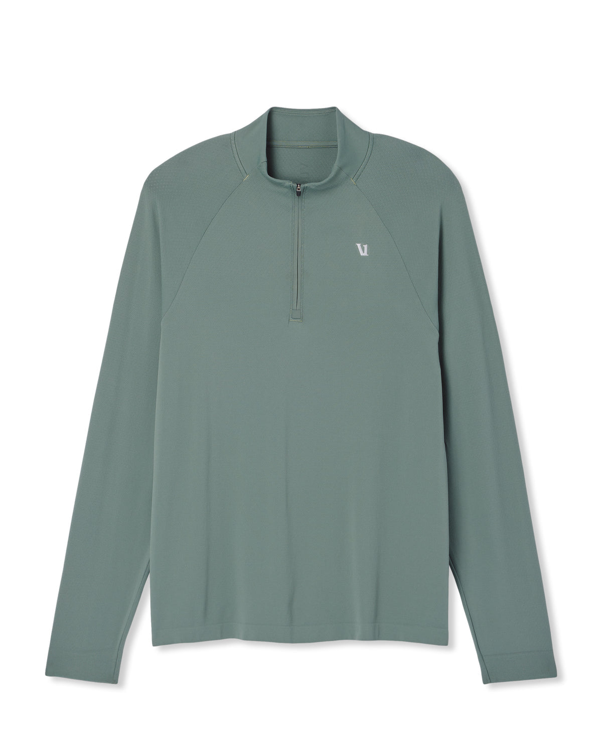 Clearview Seamless Quarter Zip Men's Marsh Long Sleeve | Vuori shop