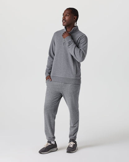Cypress 1/4 Zip 2.0 Heather Grey | Vuori for sale