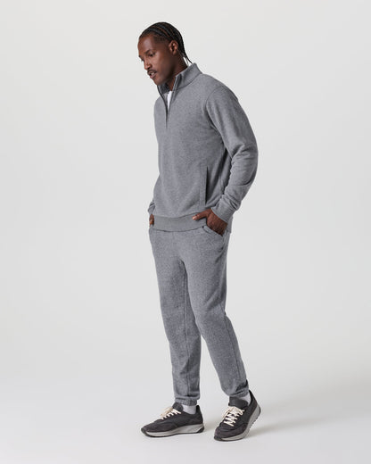 Cypress 1/4 Zip 2.0 Heather Grey | Vuori for sale