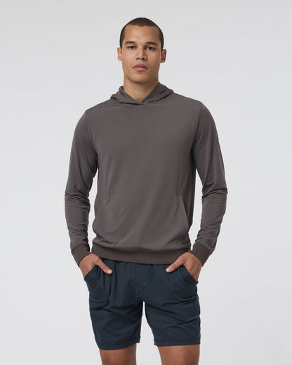 Double Mesh Hoodie Warm Grey | Vuori outlet