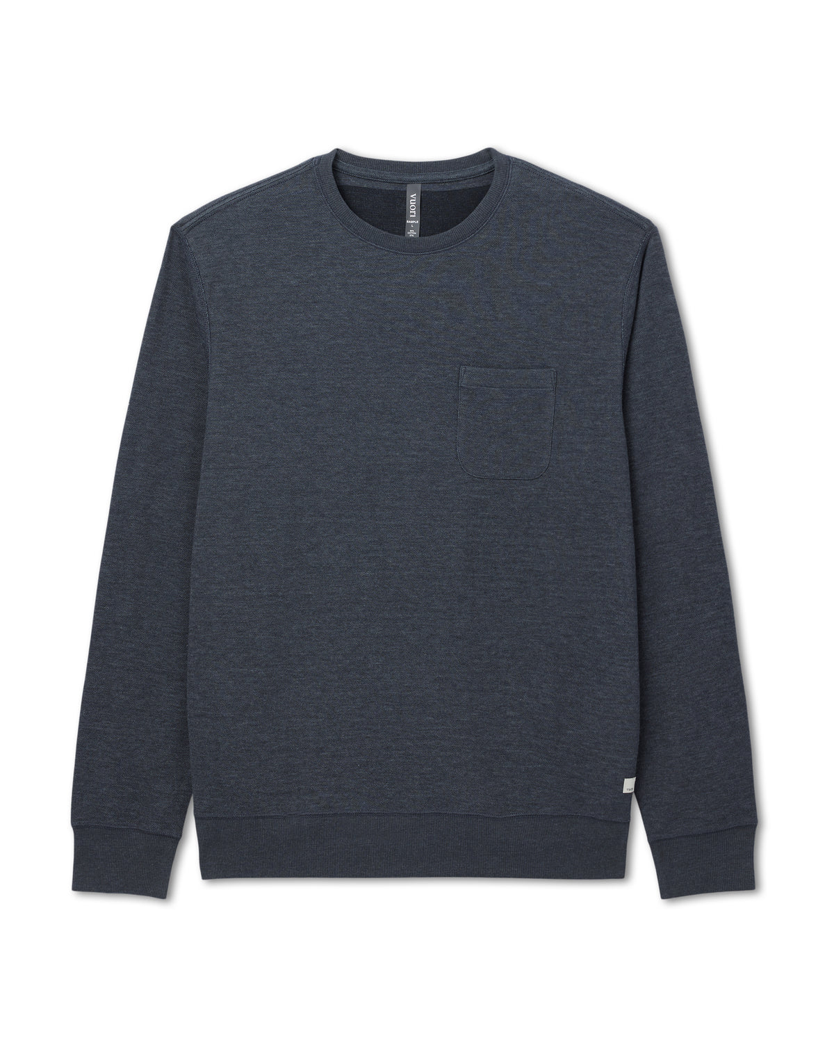 Jeffreys Crew 2.0 Men's Navy Heather Pullover Crewneck | Vuori sale