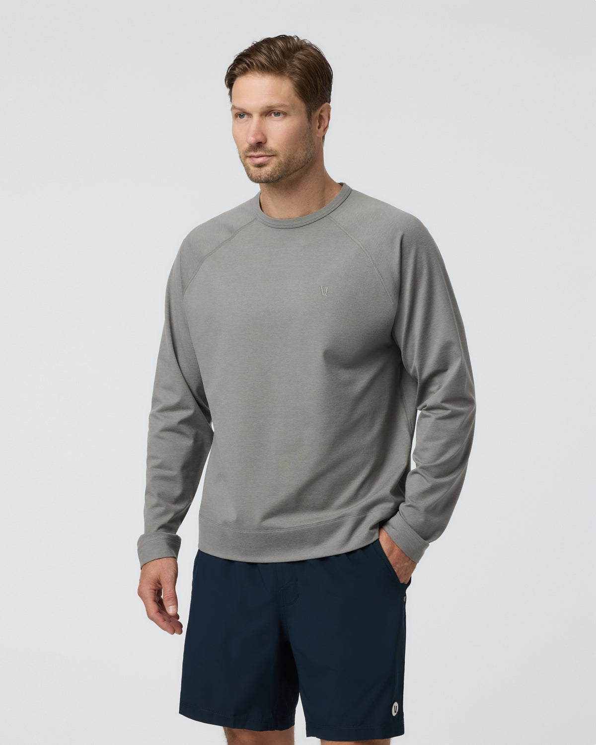 Coronado Crew Dolomite Heather | Vuori outlet