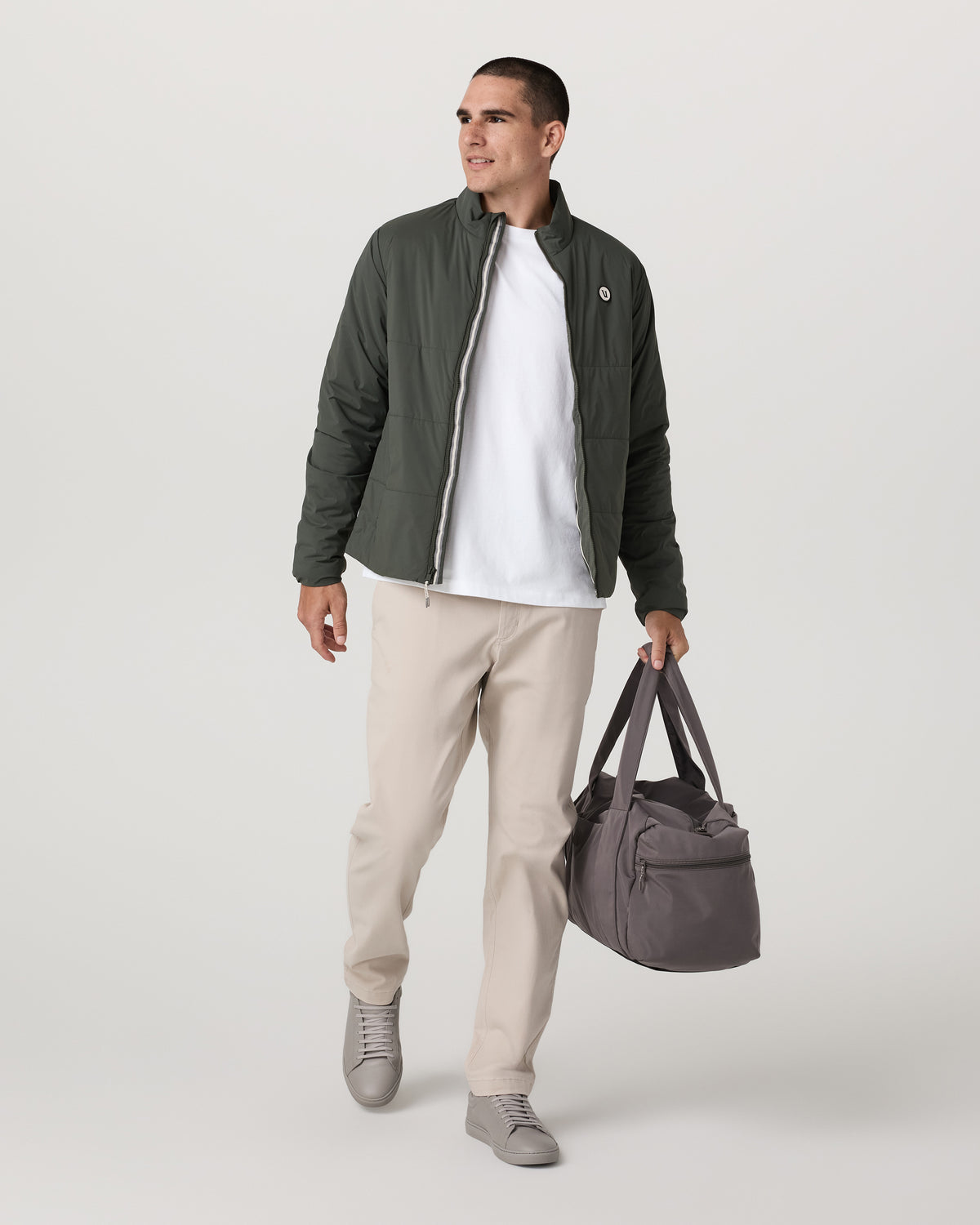 Echo Insulated Jacket 2.0 Men's River Rock Jacket | Vuori for sale