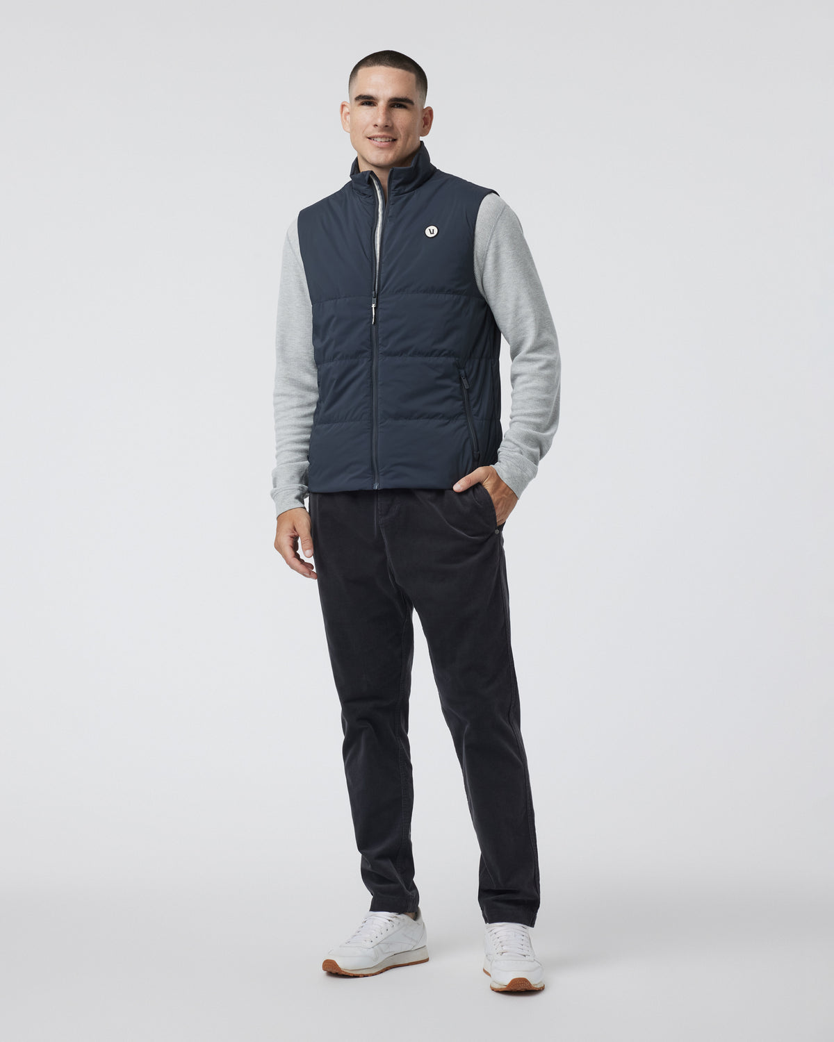 Echo Insulated Vest 2.0 Men's Navy Vest | Vuori outlet