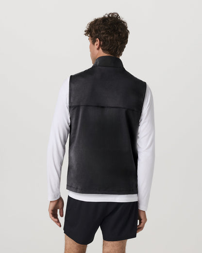Sunday Insulated Hybrid Vest Men's Black Training Vest | Vuori sale