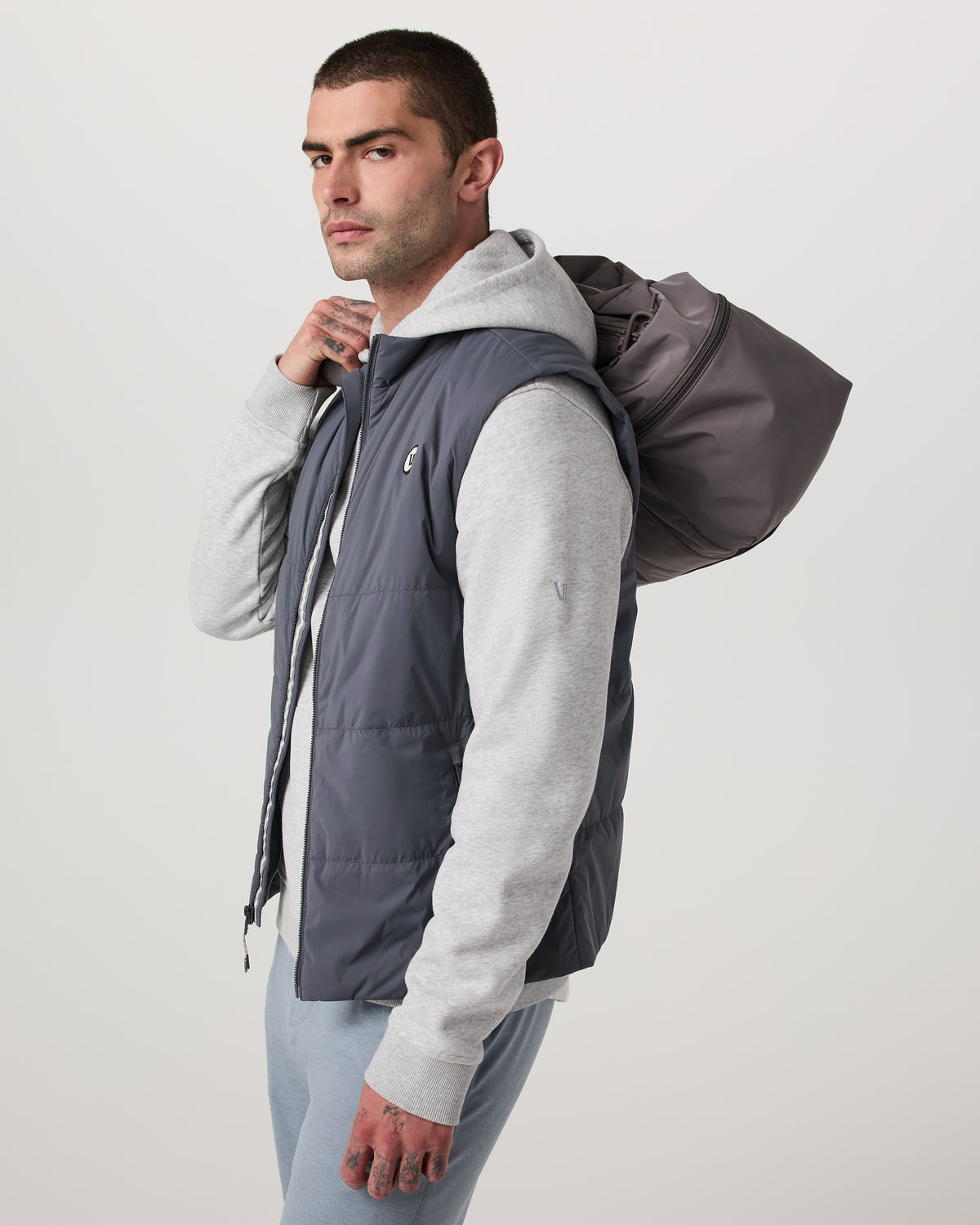 Echo Insulated Vest 2.0 Men's Moonlight Vest | Vuori onsale