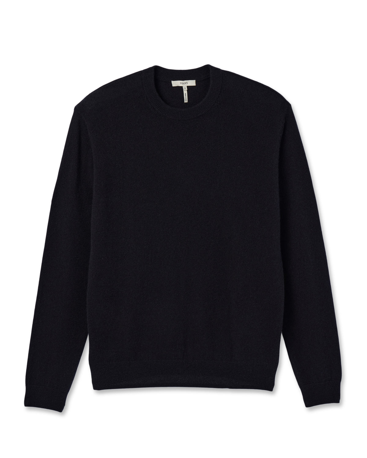 Berik Cashmere Sweater Men's Black Crewneck Sweater | Vuori for sale