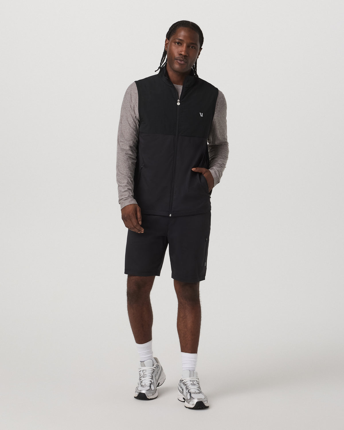 Sunday Element Vest Men's Black Vest | Vuori shop