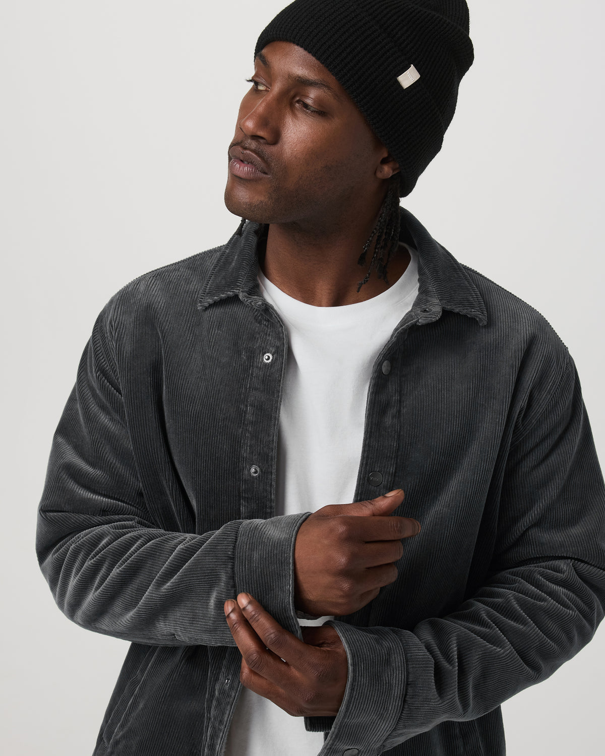 Vuori Cord Jacket Men's Dark Pewter Corduroy Jacket | Vuori online