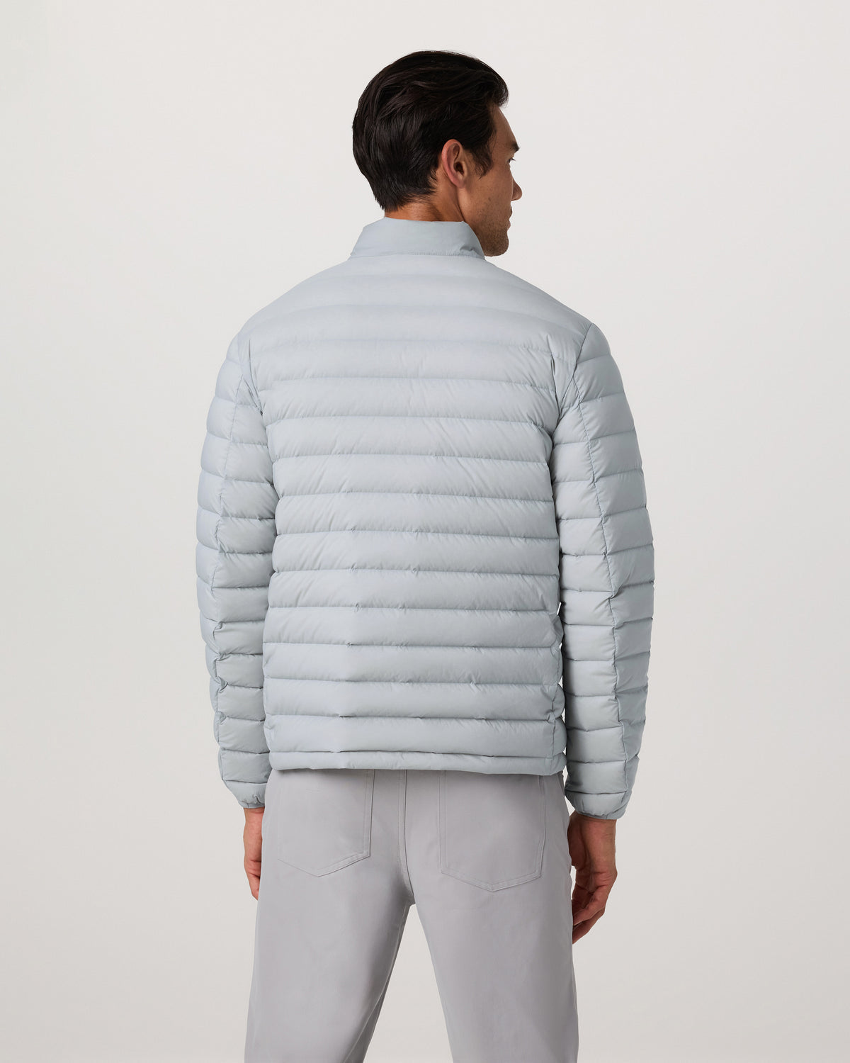 Steadfast Insulated Full Zip Jacket Men's Sea Fog Jacket | Vuori shop