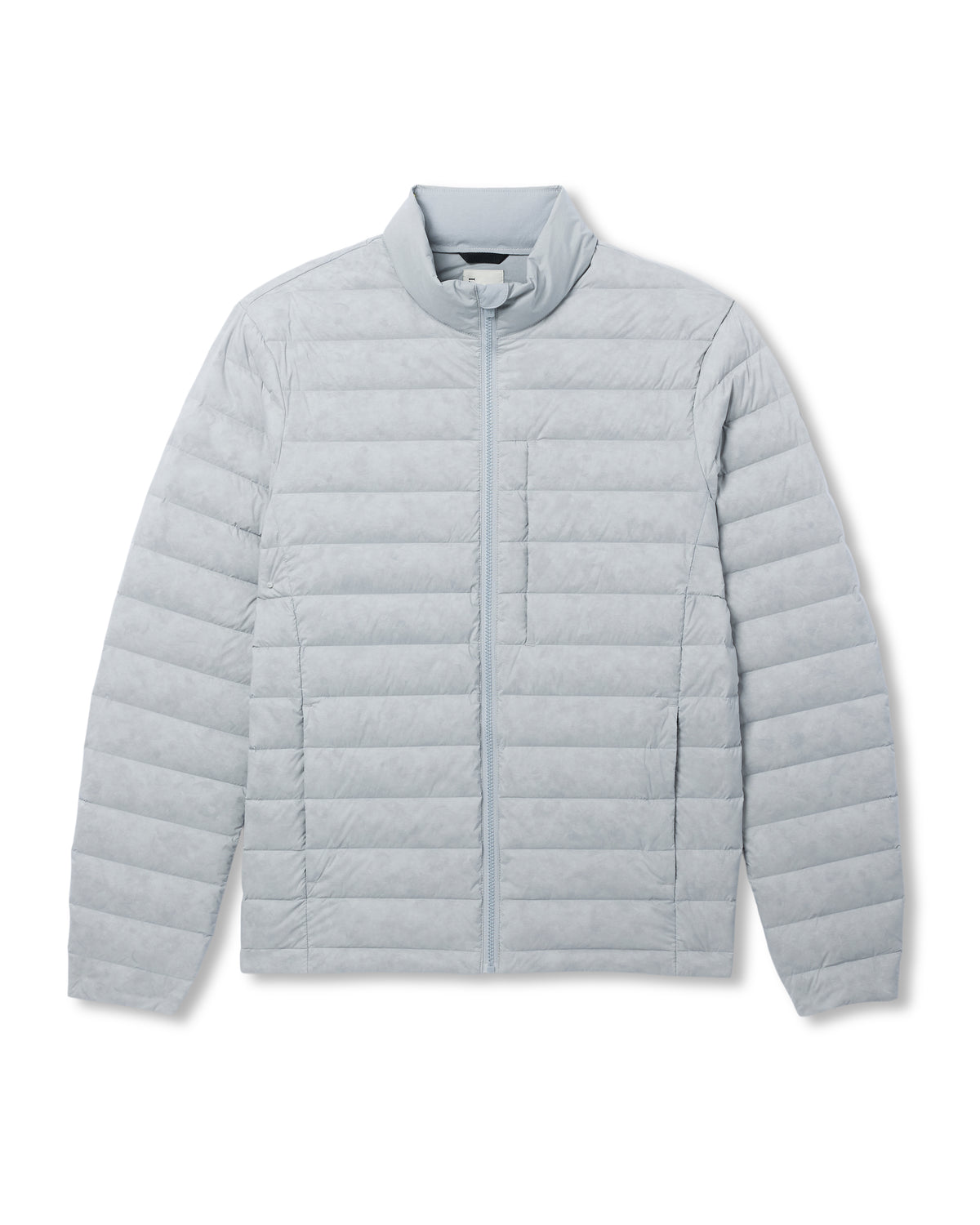Steadfast Insulated Full Zip Jacket Men's Sea Fog Jacket | Vuori shop