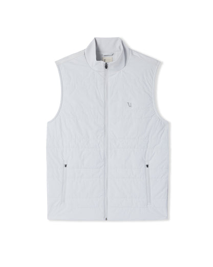 Sunday Insulated Hybrid Vest Frost Grey Training Vest | Vuori sale