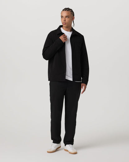 Nomad Insulated Shirt Jacket Men's Black Jacket | Vuori for sale