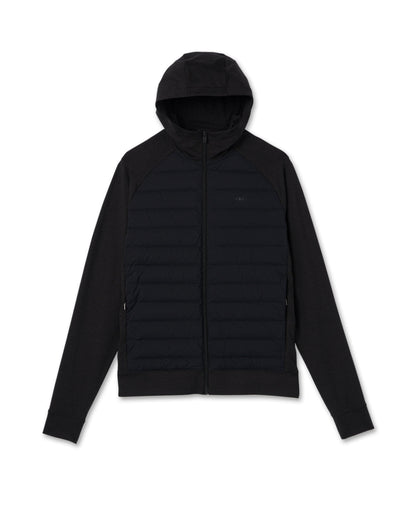 Steadfast Insulated Hybrid Men's Black Down Jacket | Vuori shop
