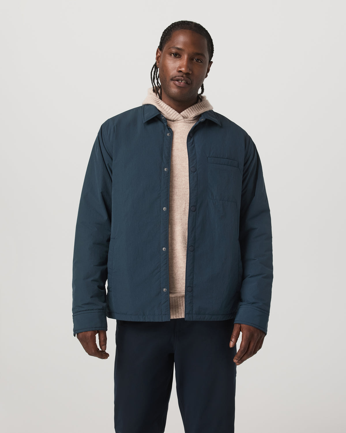 Nomad Insulated Shirt Jacket Men's Ink Jacket | Vuori discount