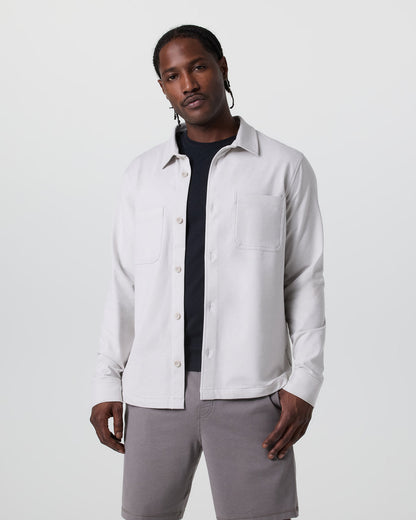 Coronado Shirt Jacket Salt Heather | Vuori shop