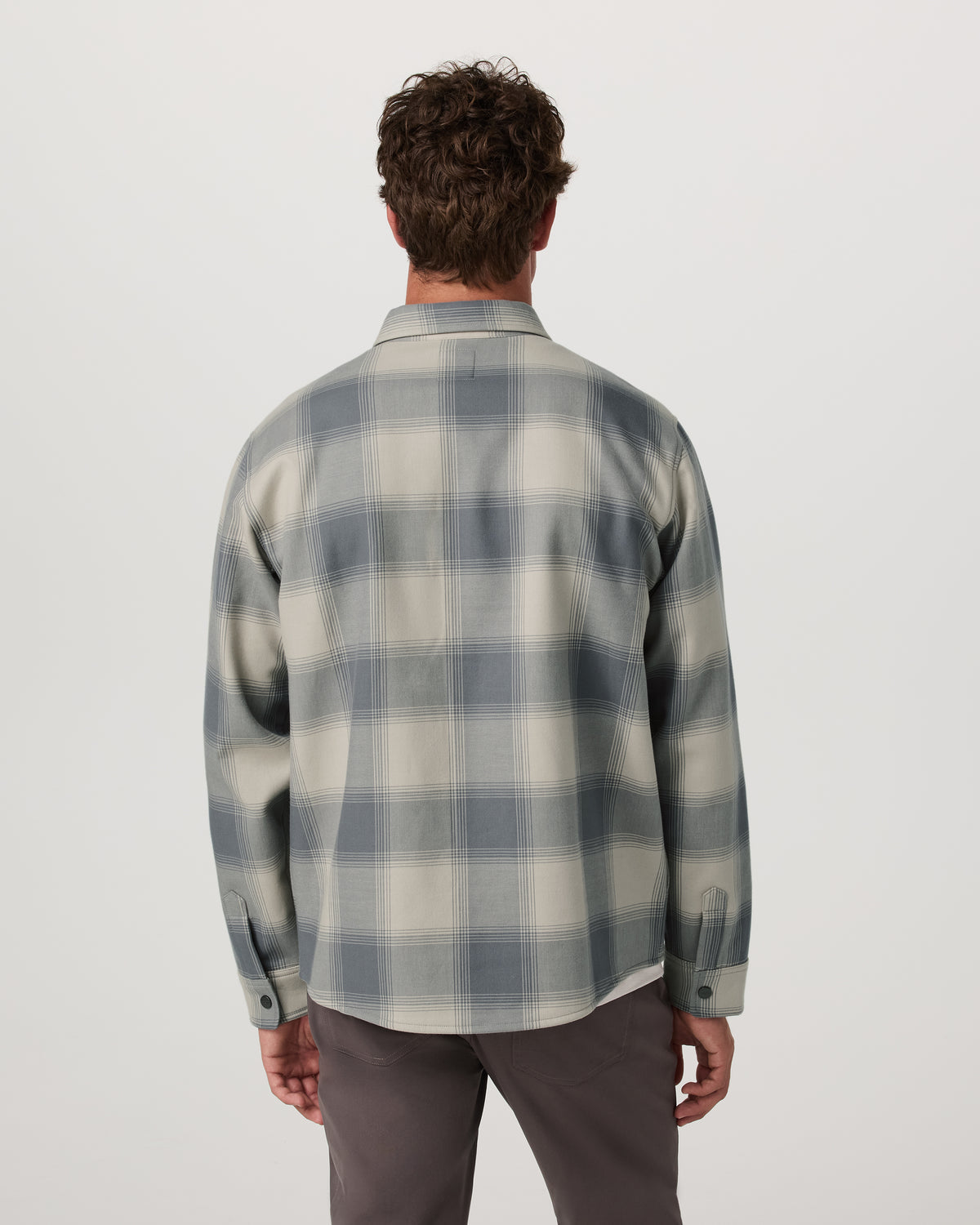 Range Shirt Jacket 2.0 Men's Mushroom Plaid Jacket | Vuori onsale