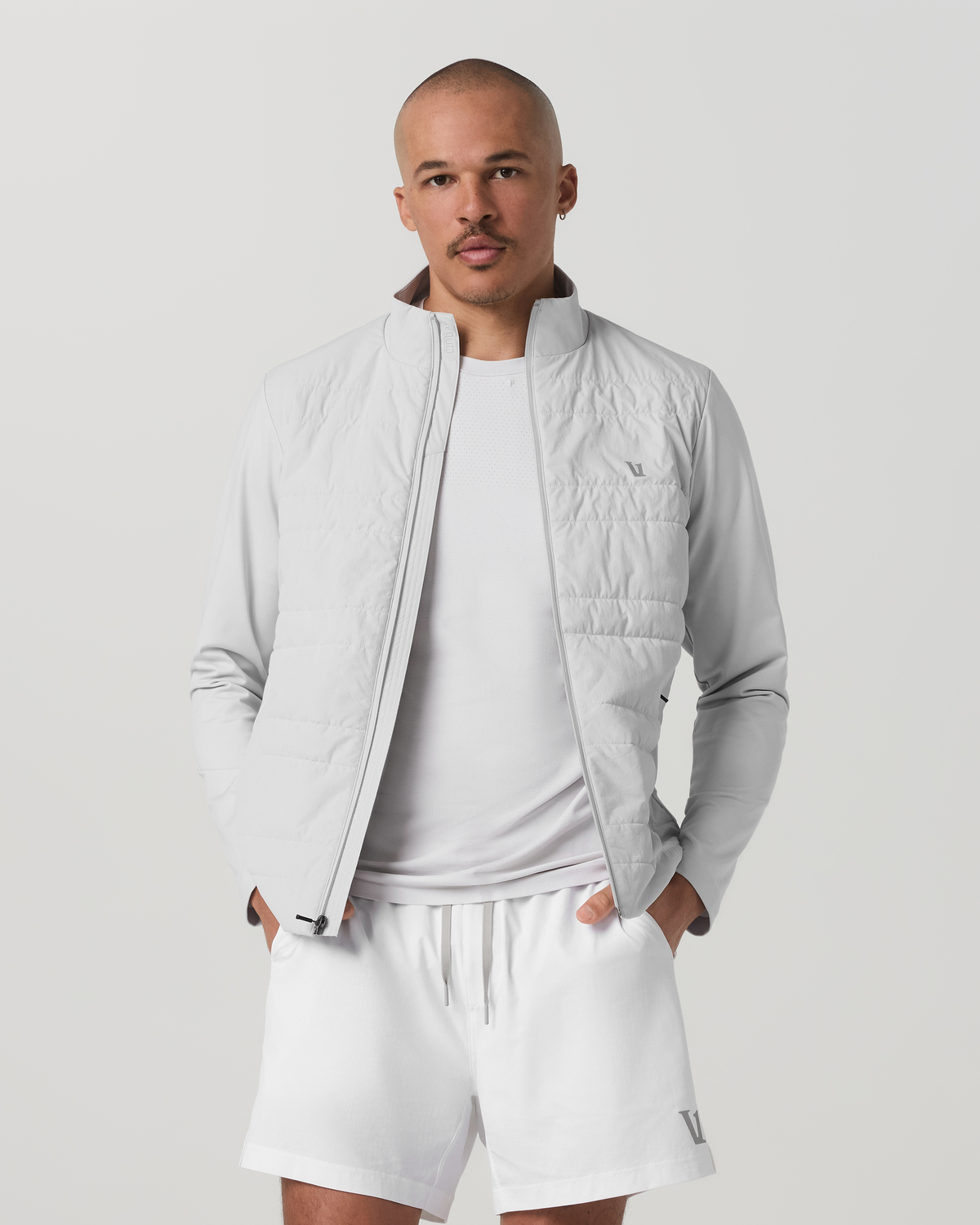 Sunday Insulated Hybrid Jacket Men's Frost Grey Jacket | Vuori discount