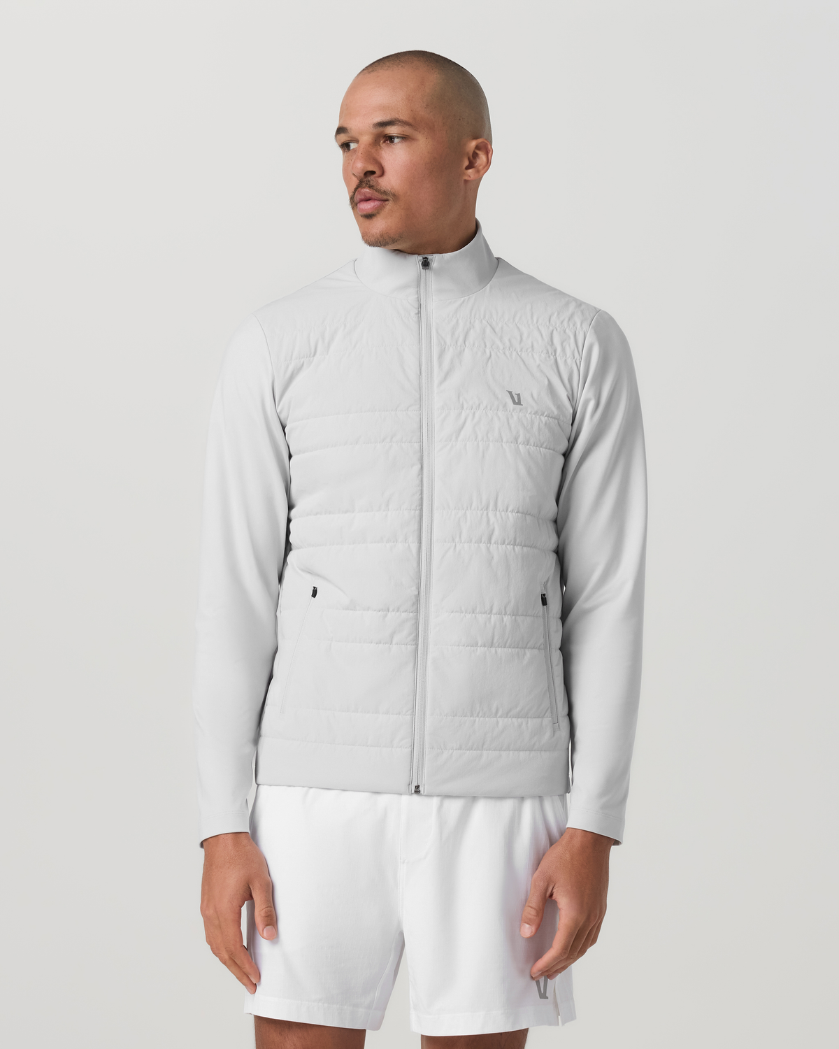 Sunday Insulated Hybrid Jacket Men's Frost Grey Jacket | Vuori discount