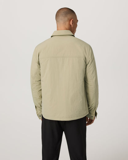 Nomad Insulated Shirt Jacket Men's Celery Seed Jacket | Vuori shop