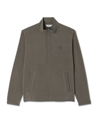 Aspen 1/2 Snap Men's Fleece Mock-Neck Pullover in Root | Vuori sale