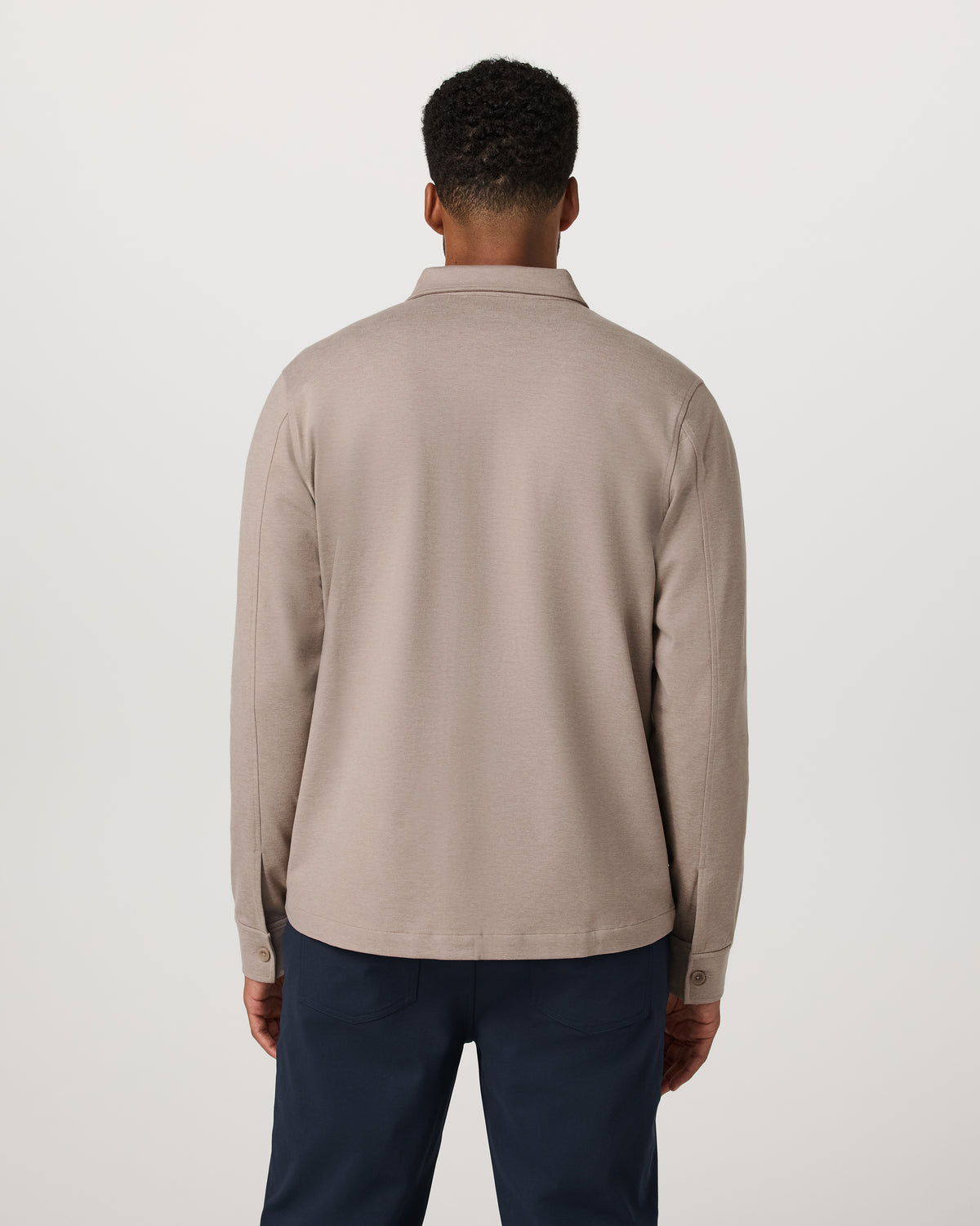 Coronado Shirt Jacket Men's Pumice Heather Shirt Jacket | Vuori for sale