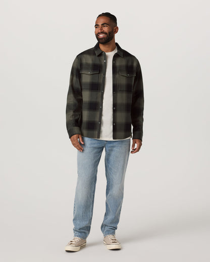 Range Shirt Jacket 2.0 Men's Oregano Plaid Jacket | Vuori online