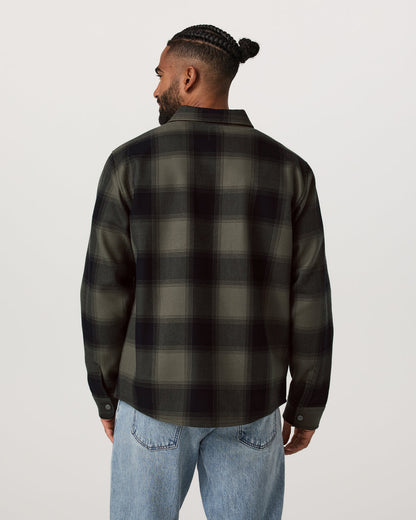 Range Shirt Jacket 2.0 Men's Oregano Plaid Jacket | Vuori online