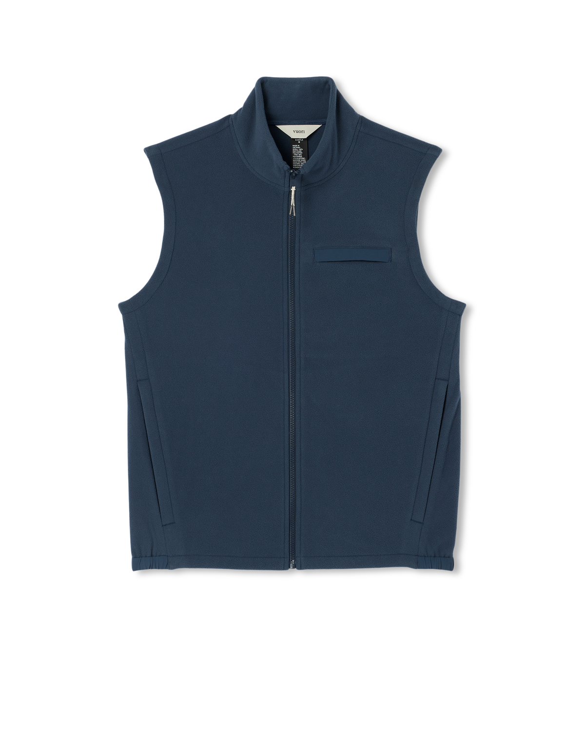 Aspen Vest Men's Ocean Blue Zip-Up Fleece Vest | Vuori discount