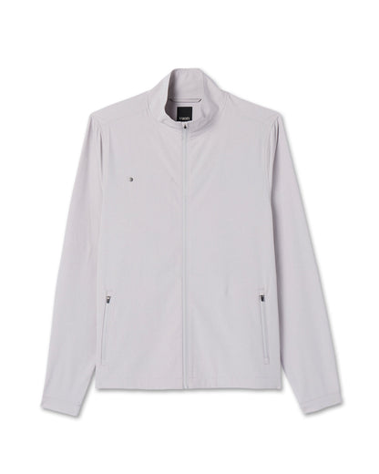 Venture Track Jacket Platinum Linen Texture | Vuori shop