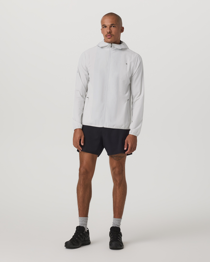 Outdoor Trainer Shell Men's Full-Zip Grey Mist Jacket | Vuori sale