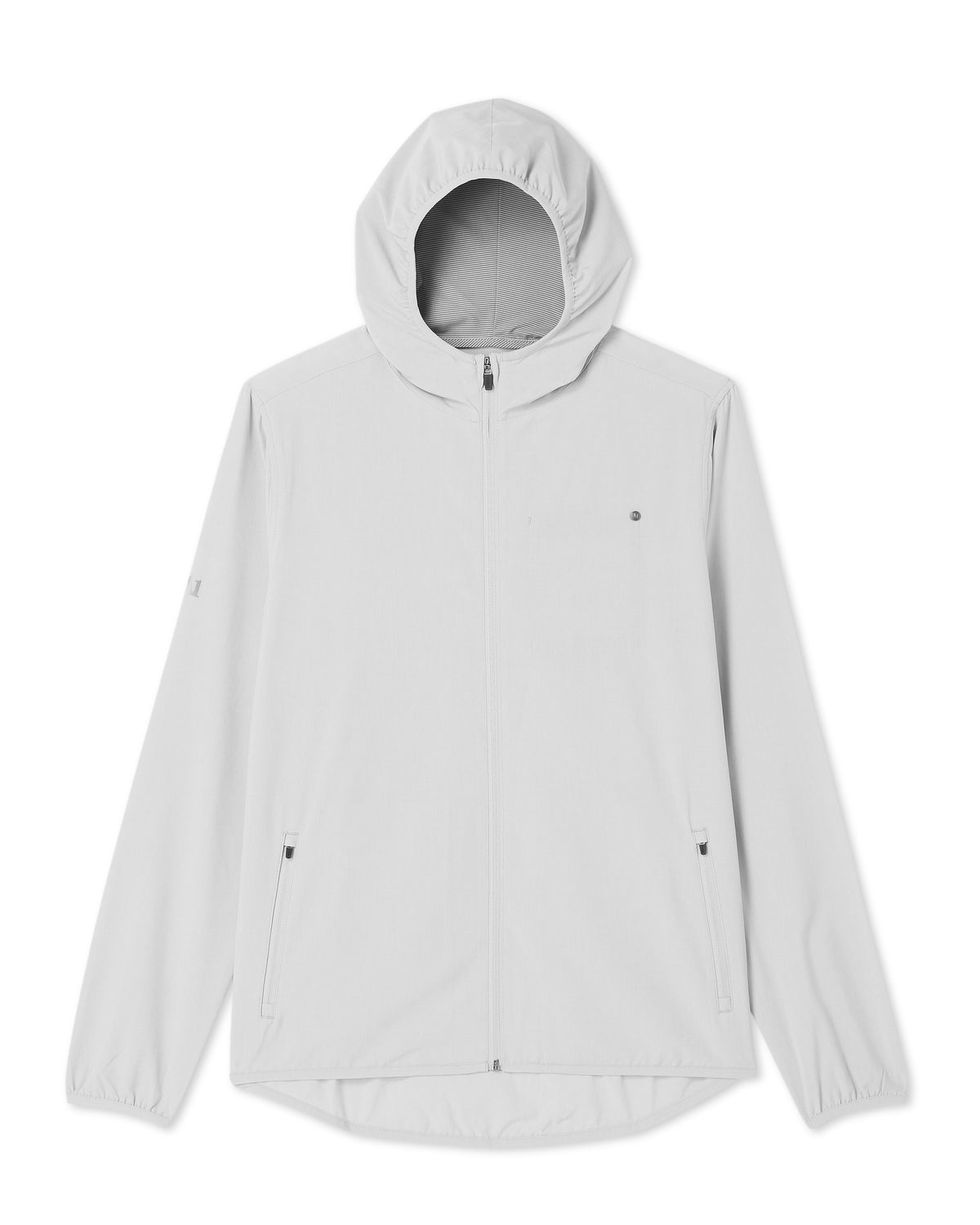 Outdoor Trainer Shell Men's Full-Zip Grey Mist Jacket | Vuori sale