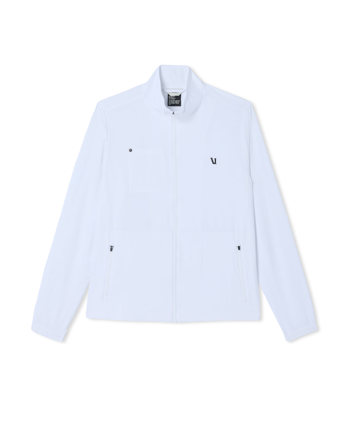Venture Track Jacket Men's White Logo Graphic Jacket | Vuori onsale