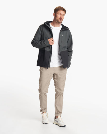Oahu Rain Jacket Men's Shale Lightweight Jacket | Vuori sale