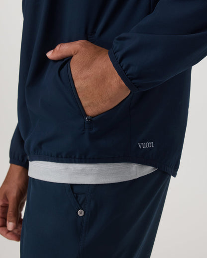 Outdoor Trainer Shell Men's Lightweight Full-Zip Ink Jacket | Vuori for sale