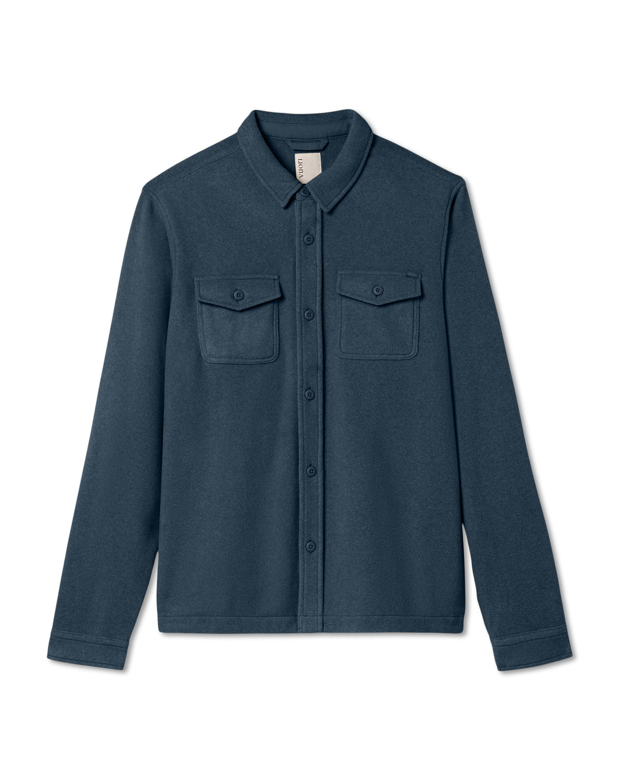 Aspen Shirt Jacket Men's Ocean Blue Fleece Shirt Jacket | Vuori online