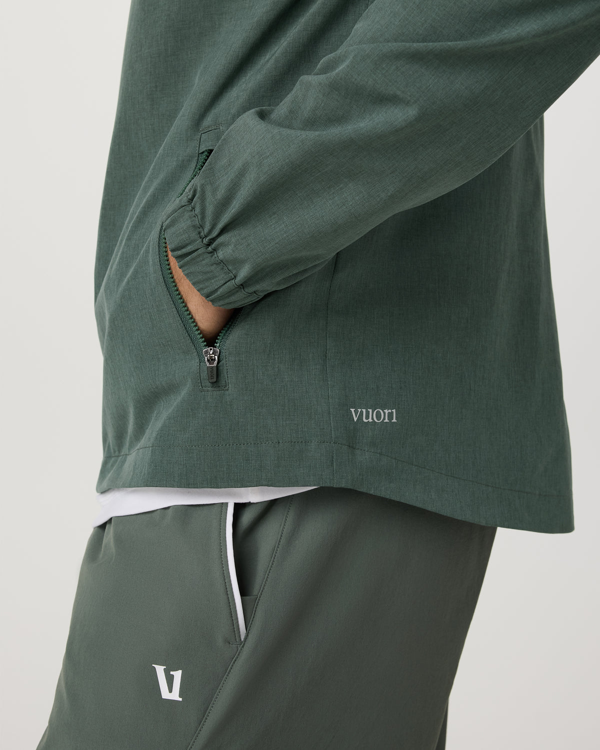 Venture Track Jacket Men's Agate Green Workout Jacket | Vuori discount