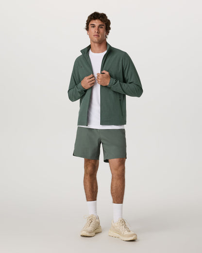 Venture Track Jacket Men's Agate Green Workout Jacket | Vuori discount